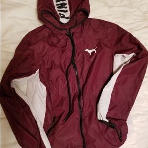 Victoria’s Secret PINK maroon anorak hoodie